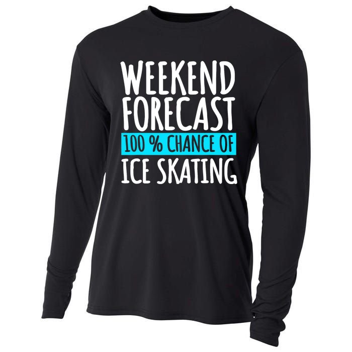 Ice Skating Coach Figure Skater Skates Sport Cooling Performance Long Sleeve Crew