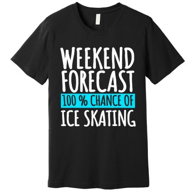 Ice Skating Coach Figure Skater Skates Sport Premium T-Shirt