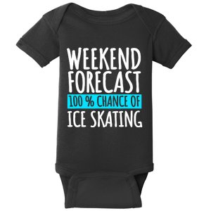 Ice Skating Coach Figure Skater Skates Sport Baby Bodysuit