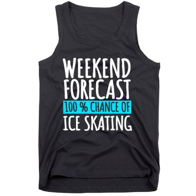 Ice Skating Coach Figure Skater Skates Sport Tank Top