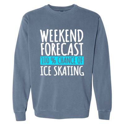 Ice Skating Coach Figure Skater Skates Sport Garment-Dyed Sweatshirt