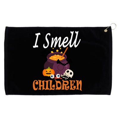 I Smell Children For Funny And Scary Halloween Gift Grommeted Golf Towel