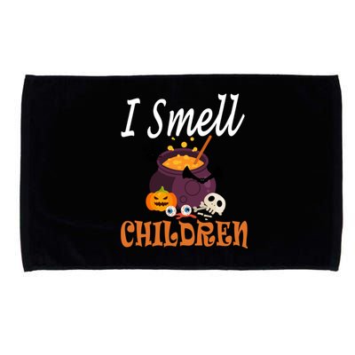 I Smell Children For Funny And Scary Halloween Gift Microfiber Hand Towel