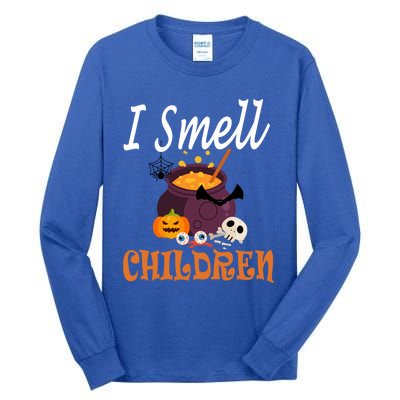 I Smell Children For Funny And Scary Halloween Gift Tall Long Sleeve T-Shirt