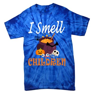 I Smell Children For Funny And Scary Halloween Gift Tie-Dye T-Shirt