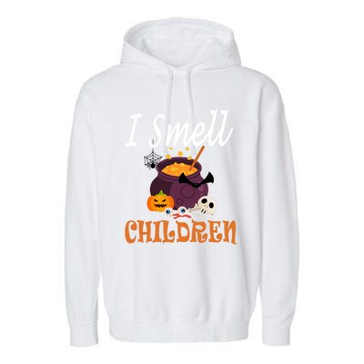 I Smell Children For Funny And Scary Halloween Gift Garment-Dyed Fleece Hoodie