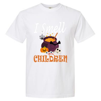 I Smell Children For Funny And Scary Halloween Gift Garment-Dyed Heavyweight T-Shirt