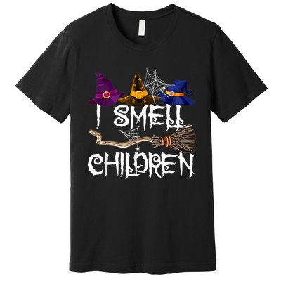 I Smell Children Funny Witches Halloween Party Costume Premium T-Shirt