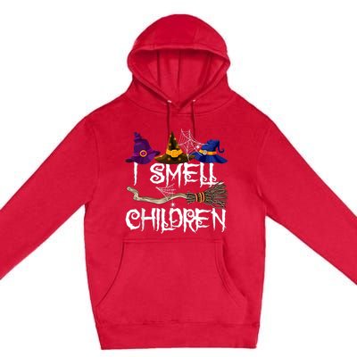 I Smell Children Funny Witches Halloween Party Costume Premium Pullover Hoodie