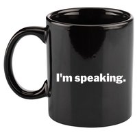IM Speaking Cool Gift 11oz C Handle Ceramic Mug