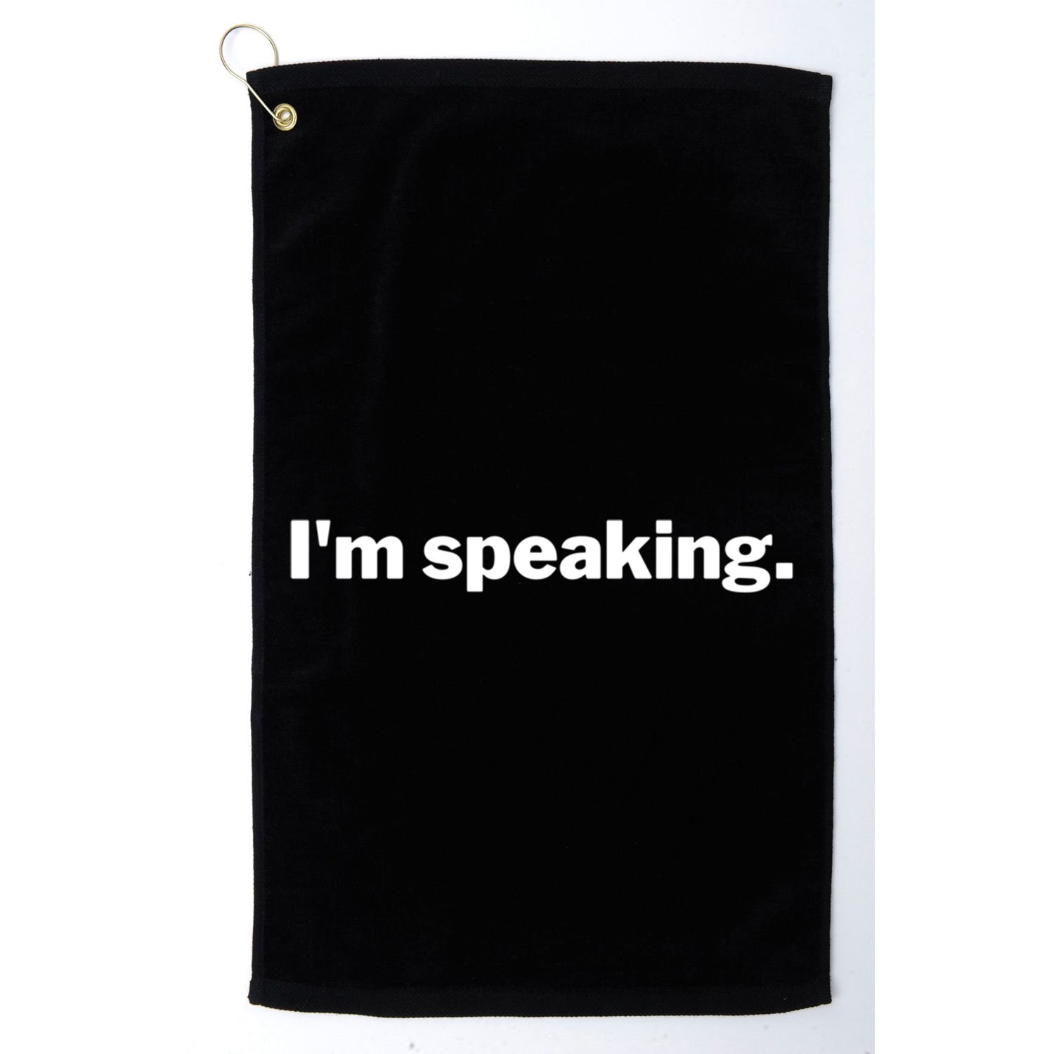 IM Speaking Cool Gift Golf Towel