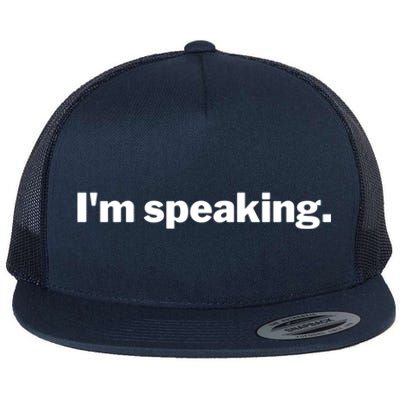 IM Speaking Cool Gift Flat Bill Trucker Hat