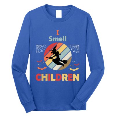 I Smell Children For Funny And Scary Halloween Gift Long Sleeve Shirt