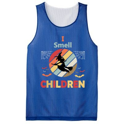 I Smell Children For Funny And Scary Halloween Gift Mesh Reversible Basketball Jersey Tank