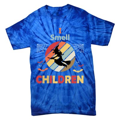 I Smell Children For Funny And Scary Halloween Gift Tie-Dye T-Shirt