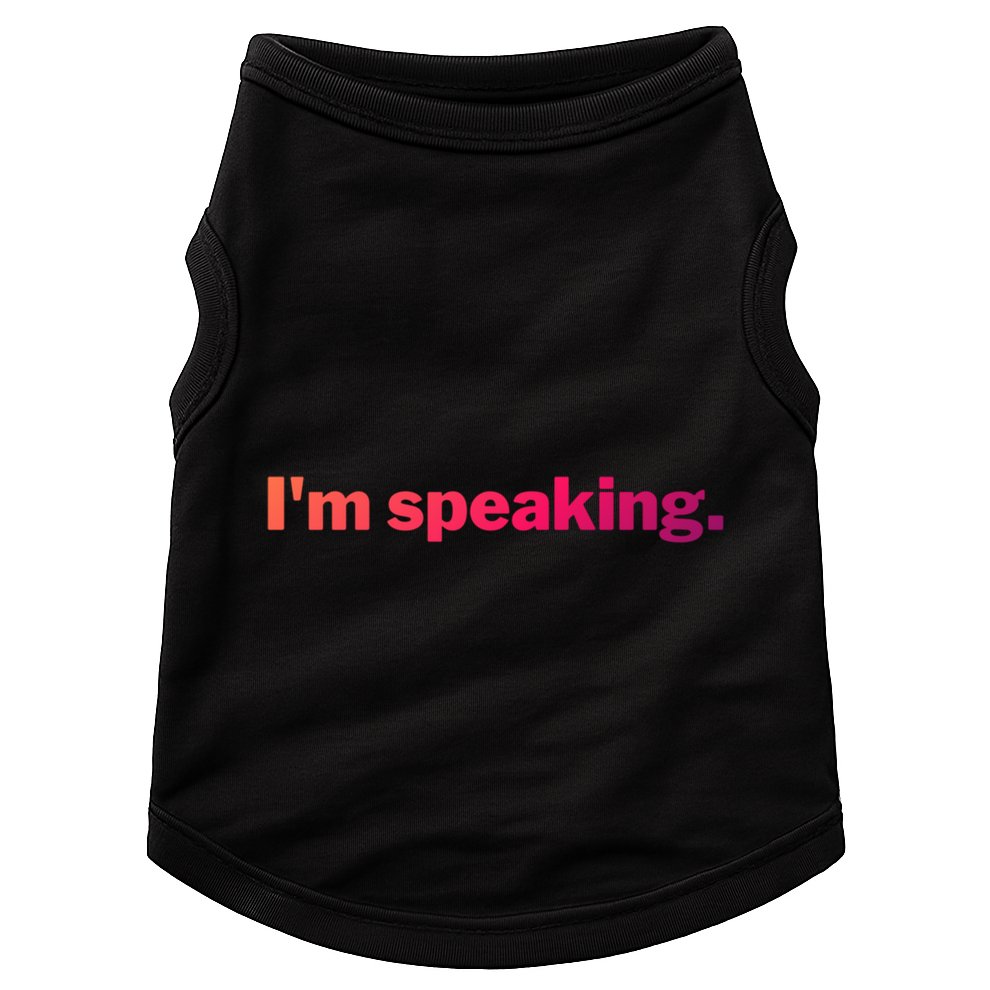 IM Speaking Cool Gift Doggie Tank