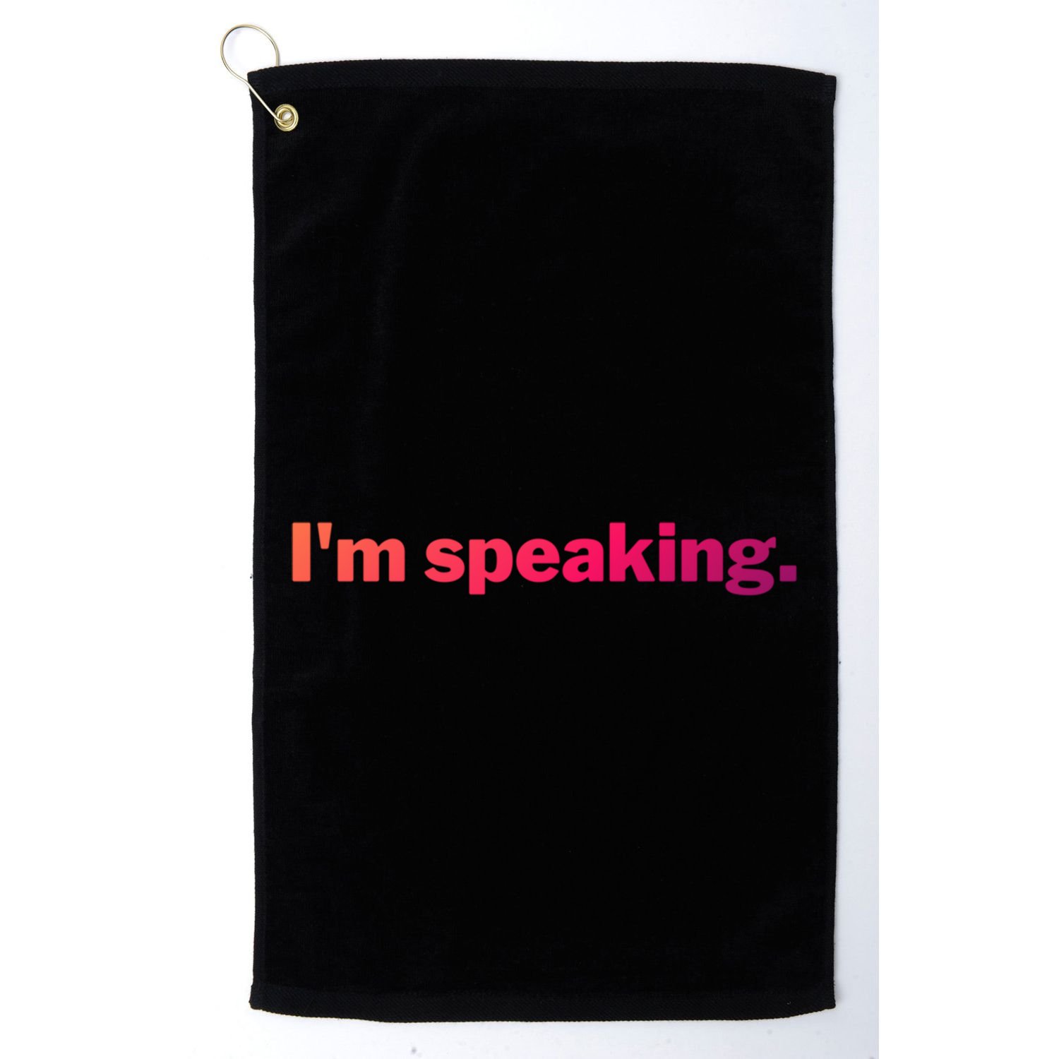 IM Speaking Cool Gift Golf Towel