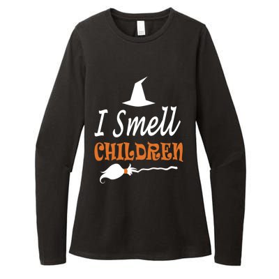 I Smell Children For Funny And Scary Halloween Gift Womens CVC Long Sleeve Shirt