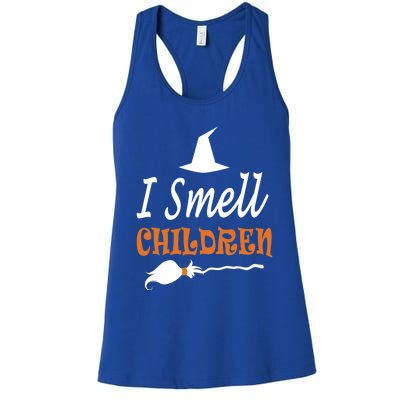 I Smell Children For Funny And Scary Halloween Gift Women's Racerback Tank