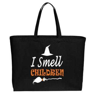 I Smell Children For Funny And Scary Halloween Gift Cotton Canvas Jumbo Tote