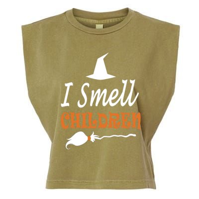 I Smell Children For Funny And Scary Halloween Gift Garment-Dyed Women's Muscle Tee