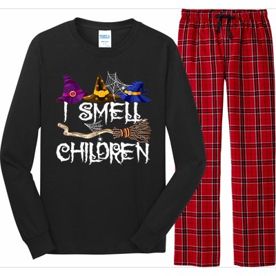 I Smell Children Funny Witches Halloween Party Costume Long Sleeve Pajama Set