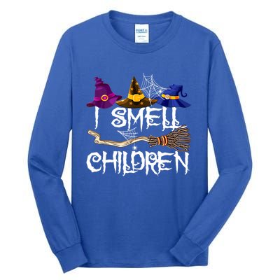 I Smell Children Funny Witches Halloween Party Costume Tall Long Sleeve T-Shirt