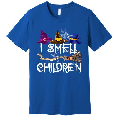 I Smell Children Funny Witches Halloween Party Costume Premium T-Shirt