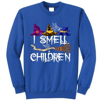 I Smell Children Funny Witches Halloween Party Costume Tall Sweatshirt