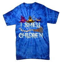 I Smell Children Funny Witches Halloween Party Costume Tie-Dye T-Shirt