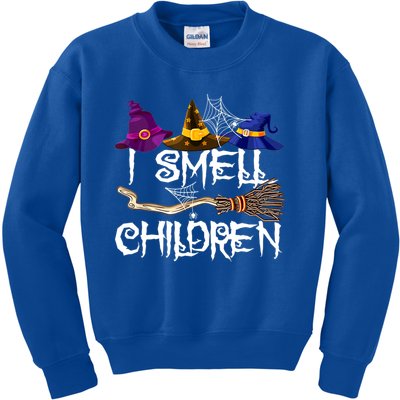 I Smell Children Funny Witches Halloween Party Costume Kids Sweatshirt