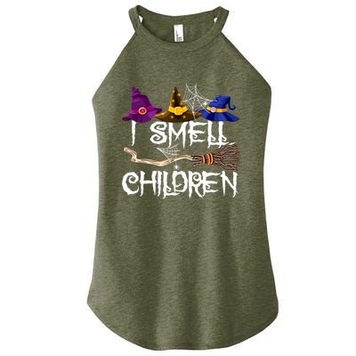 I Smell Children Funny Witches Halloween Party Costume Women's Perfect Tri Rocker Tank