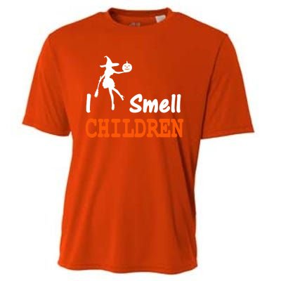 I Smell Children For Funny And Scary Halloween Great Gift Cooling Performance Crew T-Shirt