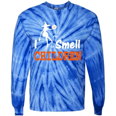 I Smell Children For Funny And Scary Halloween Great Gift Tie-Dye Long Sleeve Shirt