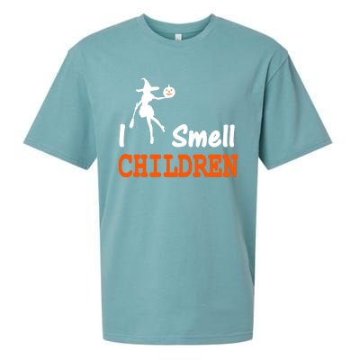 I Smell Children For Funny And Scary Halloween Great Gift Sueded Cloud Jersey T-Shirt