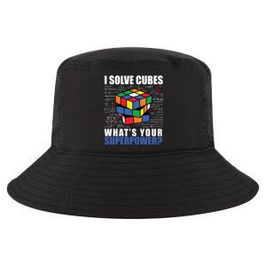 I Solve Cubes What's Your Superpower Cool Comfort Performance Bucket Hat