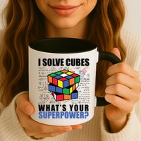 I Solve Cubes What's Your Superpower Mug