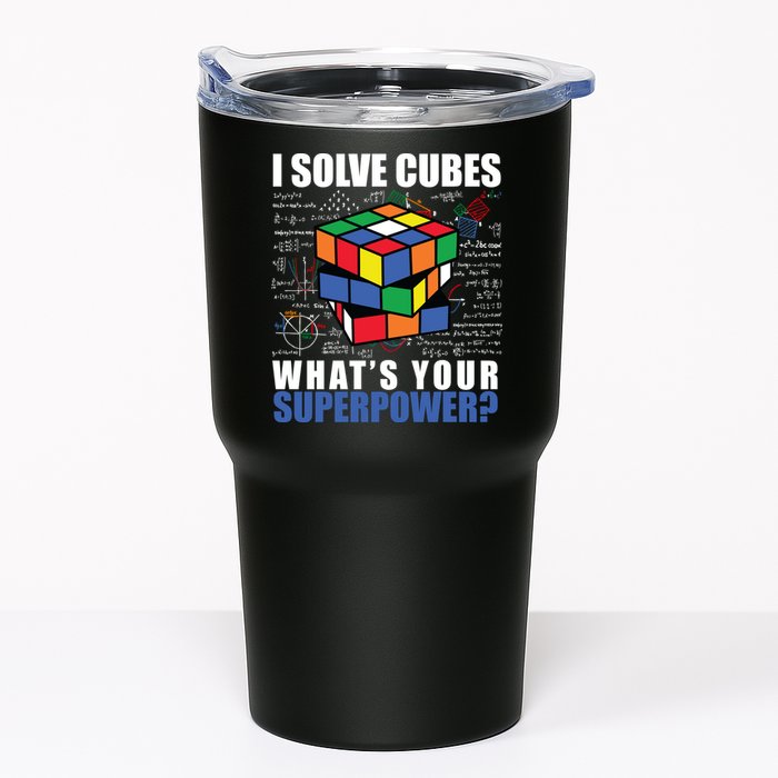 I Solve Cubes What's Your Superpower Tumbler