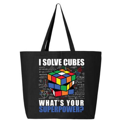 I Solve Cubes What's Your Superpower 25L Jumbo Tote