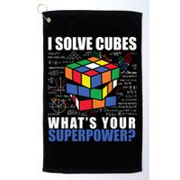 I Solve Cubes What's Your Superpower Golf Towel