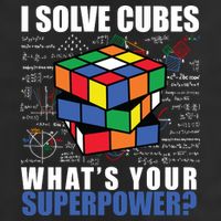 I Solve Cubes What's Your Superpower Golf Towel