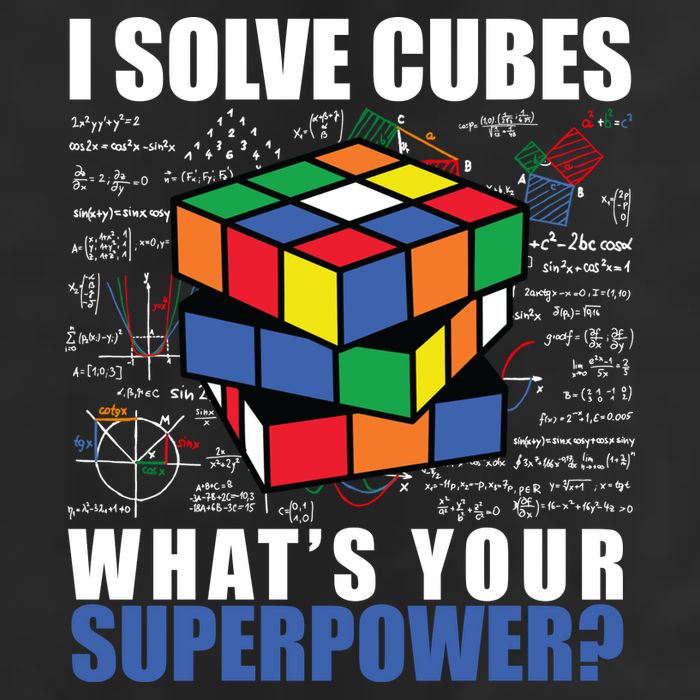 I Solve Cubes What's Your Superpower Golf Towel
