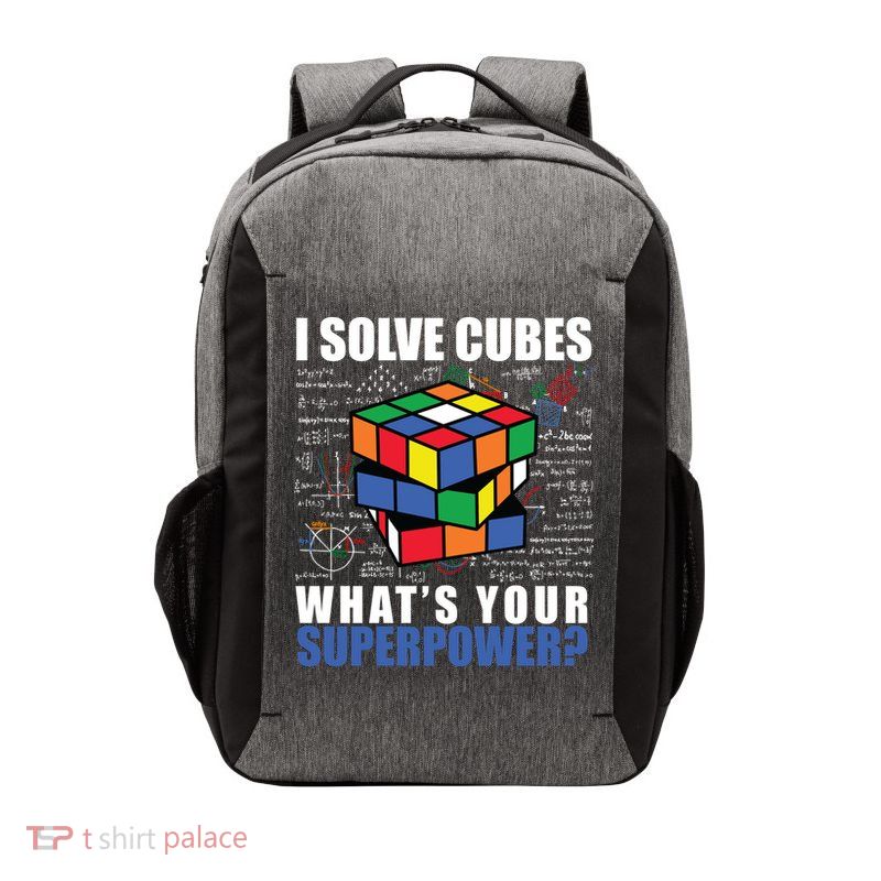 I Solve Cubes What's Your Superpower Vector Backpack