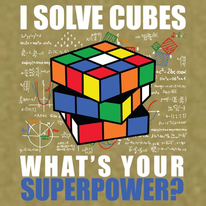 I Solve Cubes What's Your Superpower Garment-Dyed Women's Muscle Tee