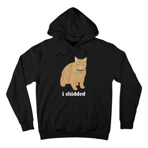 I Shidded Cat Funny Hoodie