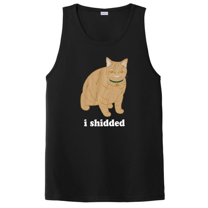 I Shidded Cat Funny PosiCharge Competitor Tank