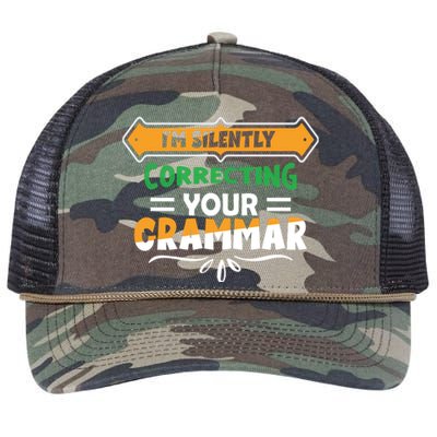 IM Silently Correcting Your Grammar Retro Rope Trucker Hat Cap