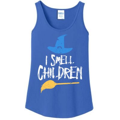 I Smell Children Funny Spooky Witch Halloween Gift Ladies Essential Tank