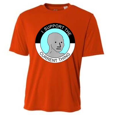 I Support Current Thing Cooling Performance Crew T-Shirt