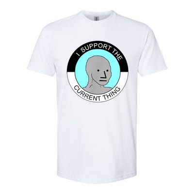 I Support Current Thing Softstyle® CVC T-Shirt